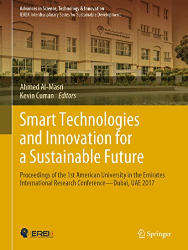 Smart Technologies and Innovation for a Sustainable Future Proceedings of the 1 [Hardcover]