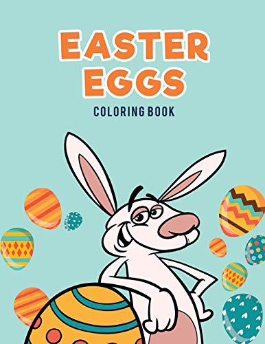 Easter Eggs Coloring Book [Paperback]