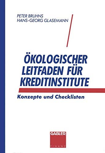 kologischer Leitfaden fr Kreditinstitute [Paperback]