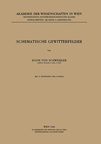 Schematische Gewitterfelder [Paperback]