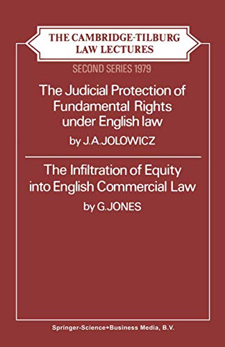 The Cambridge-Tilburg Law Lectures Second Series 1979 [Paperback]