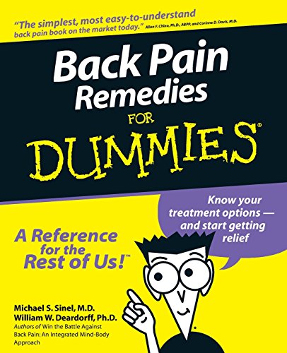 Back Pain Remedies For Dummies [Paperback]