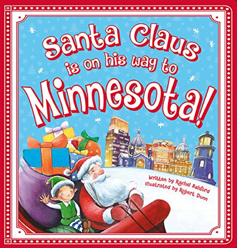 Santa Claus Is on His Way to Minnesota [Board book]