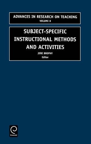 Subject-Specific Instructional Methods and Activities [Hardcover]