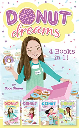 Donut Dreams 4 Books in 1 Hole in the Middle So Jelly Family Recipe Donut  [Hardcover]