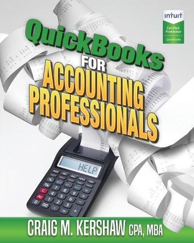 QuickBooks for Accounting Professionals [Paperback]