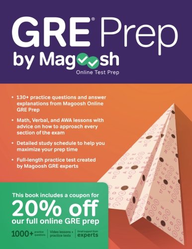 GRE Prep by Magoosh [Paperback]