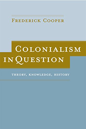Colonialism in Question Theory, Knowledge, History [Paperback]