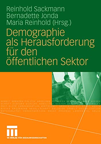 Demographie als Herausforderung fr den ffentlichen Sektor [Paperback]