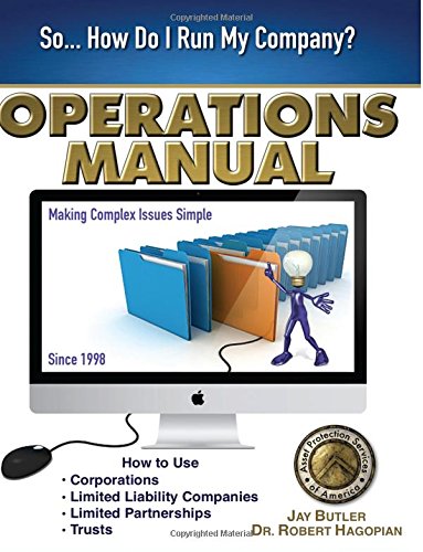 Operations Manual How To Use Corporations, Limited Liability Companies, Limited [Paperback]