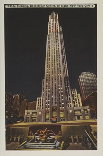 Vintage Journal Rca Building, Rockefeller Center, New York City