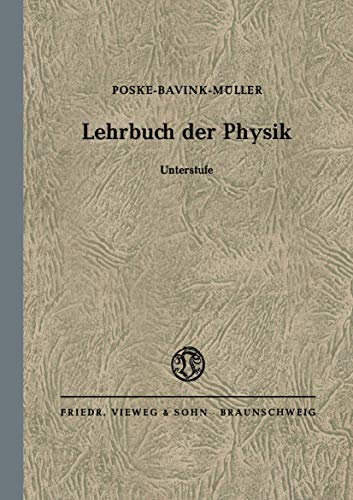 Lehrbuch der Physik fr hhere Lehranstalten [Paperback]