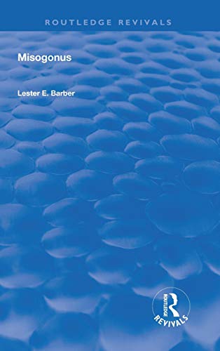 Misogonus Edited with an Introduction [Hardcover]