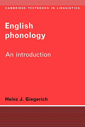 English Phonology An Introduction [Paperback]