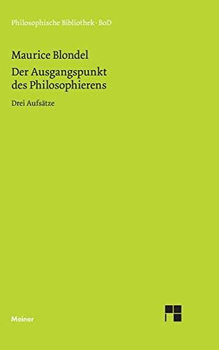 Der Ausgangspunkt Des Philosophierens