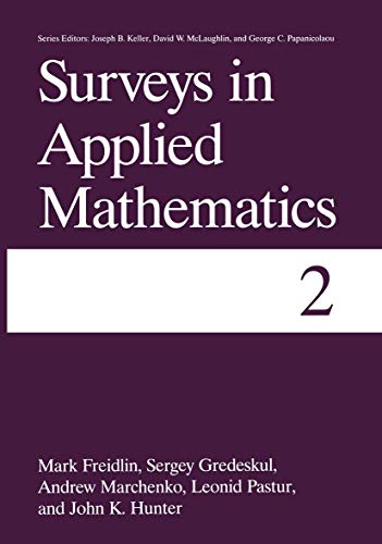 Surveys in Applied Mathematics Volume 2 [Paperback]