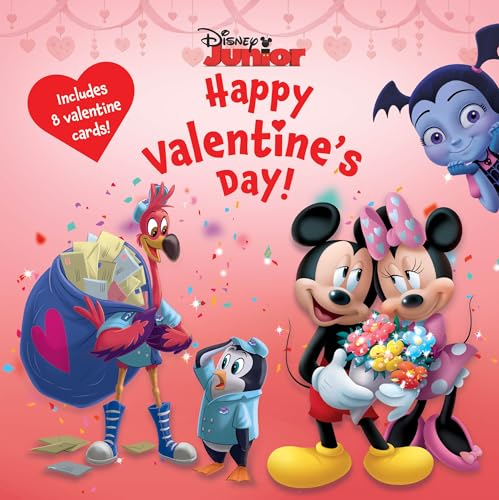 Disney Junior Happy Valentine's Day [Paperback]