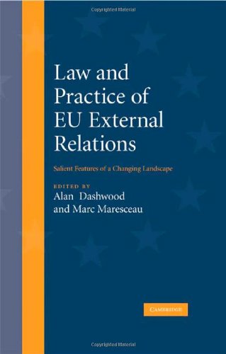 Law and Practice of EU External Relations Salient Features of a Changing Landsc [Hardcover]