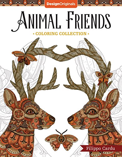 Animal Friends (Filippo Cardu Coloring Collection) [Paperback]