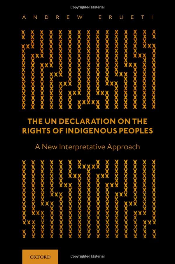 The UN Declaration on the Rights of Indigenous Peoples: A New Interpretative App [Hardcover]