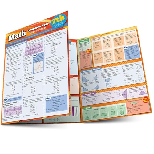 Math Common Core 7th Grade [Fold-out book or cha]
