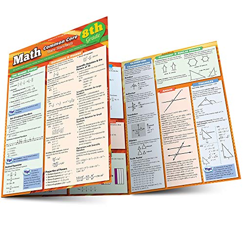 Math Common Core 8th Grade [Fold-out book or cha]