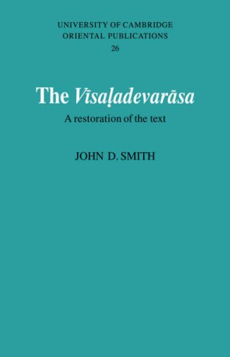 The V+saladevarsa A Restoration of the Text [Paperback]