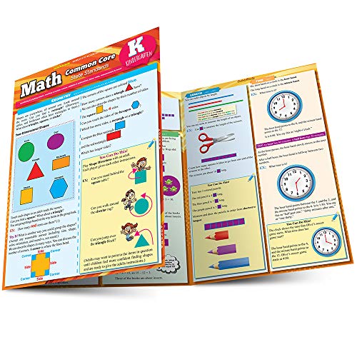 Math Common Core For Kindergarten [Fold-out book or cha]