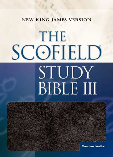 The Scofield}} Study Bible III, NKJV [Leather / fine bindi]