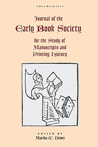 Journal Of The Early Book Society Vol. 18 [Paperback]