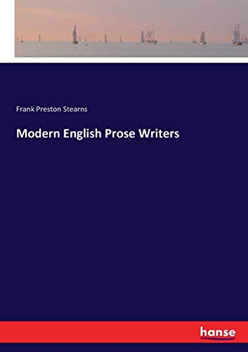 Modern English Prose Writers [Paperback]