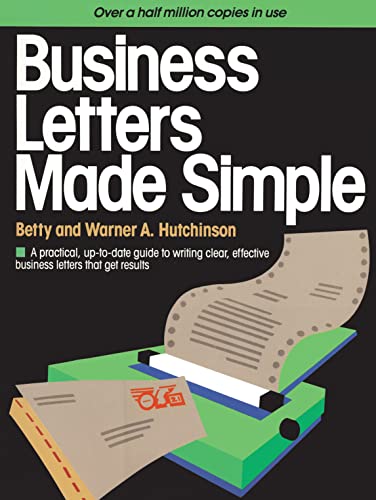 Business Letters Made Simple A Practical, Up-to-Date Guide to Writing Clear, Ef [Paperback]