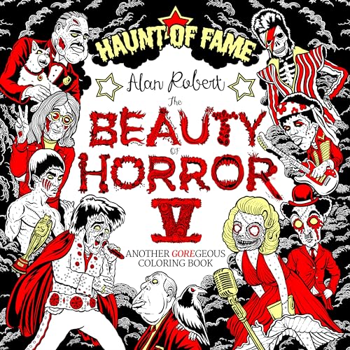 The Beauty of Horror 5 Haunt of Fame Coloring Book [Paperback]
