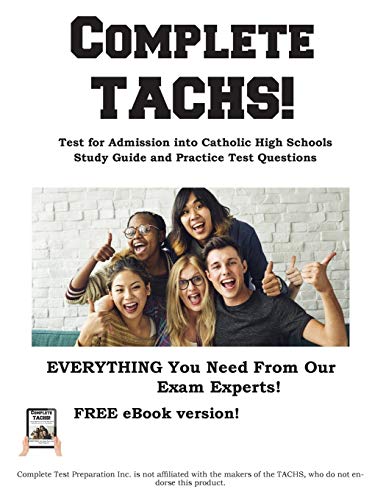 Complete Tachs Test For Admission Into Catholic High School Study Guide And Pr [Paperback]