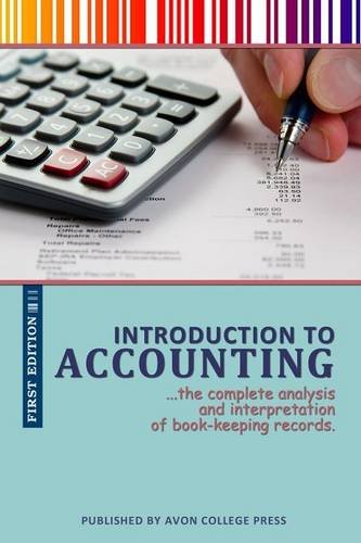 Introduction To Accounting [Paperback]