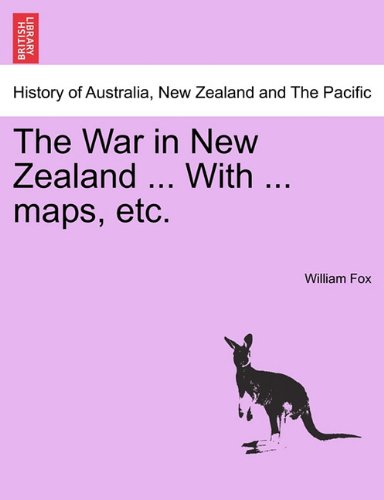 War in New Zealand with Maps, Etc [Paperback]