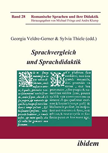 Sprachvergleich Und Sprachdidaktik (romanische Sprachen Und Ihre Didaktik) (volu [Paperback]