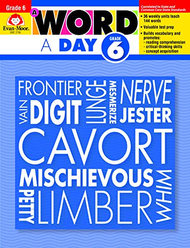A Word A Day, Grade 6 [Paperback]