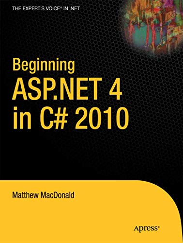 Beginning ASP.NET 4 in C 2010 [Paperback]