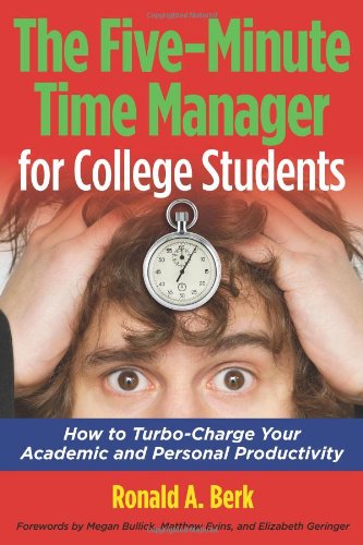 The Five-Minute Time Manager For College Students [Paperback]