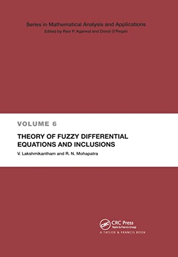 Theory of Fuzzy Differential Equations and Inclusions [Paperback]