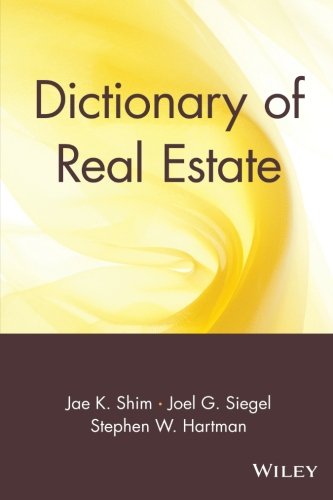 Dictionary of Real Estate [Paperback]