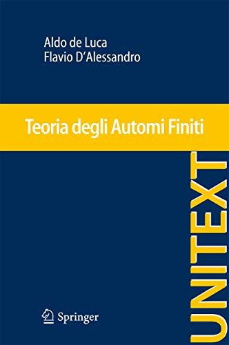 Teoria degli Automi Finiti [Paperback]