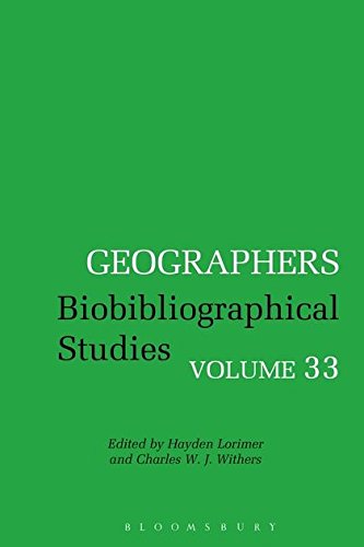 Geographers Biobibliographical Studies, Volume 33 [Hardcover]