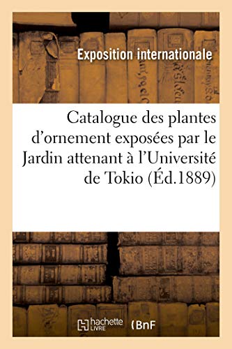 Catalogue Special Des Plantes D'Ornement