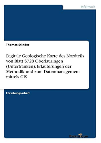 Digitale Geologische Karte des Nordteils Von Blatt 5728 Oberlauringen . Erluter [Paperback]