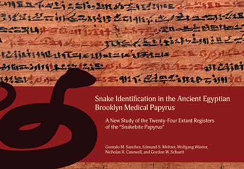 Snake Identification in the Ancient Egyptian Brooklyn Medical Papyrus A New Stu [Hardcover]