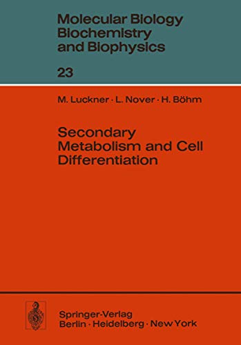 Secondary Metabolism and Cell Differentiation [Paperback]