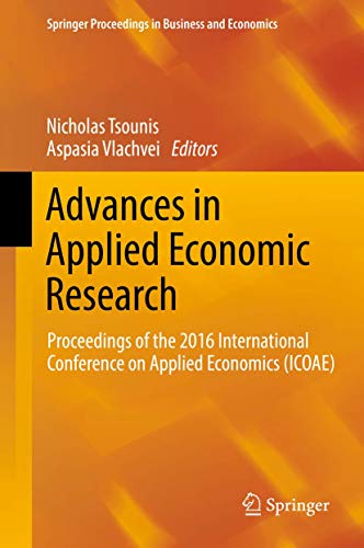 Advances in Applied Economic Research Proceedings of the 2016 International Con [Hardcover]