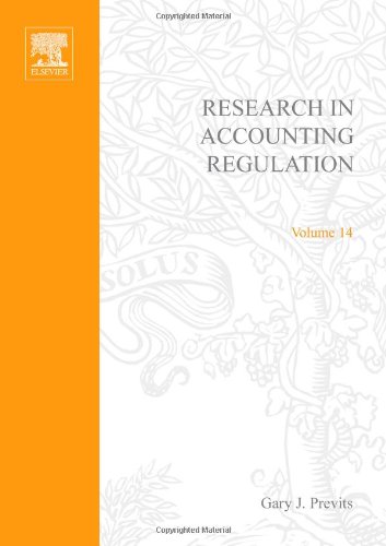 Research in Accounting Regulation [Hardcover]